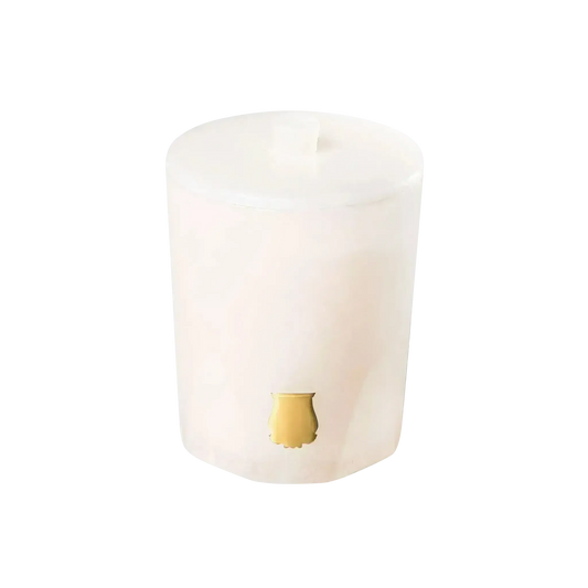 Bougie artistique Abd El Kader les Albâtres de Trudon avec notes de menthe, gingembre, thé et tabac, ambretmusc