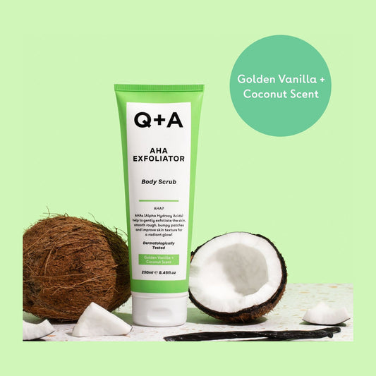 AHA Exfoliator Body Scrub Q+A