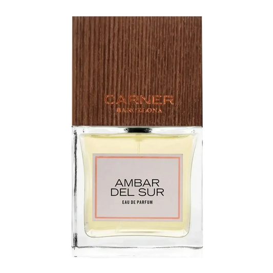 Eau de parfum Ambar Del Sur de Carner, inspirée de l'Al-Andalus avec notes de vanille, fève tonka et ambre gris ambretmusc.