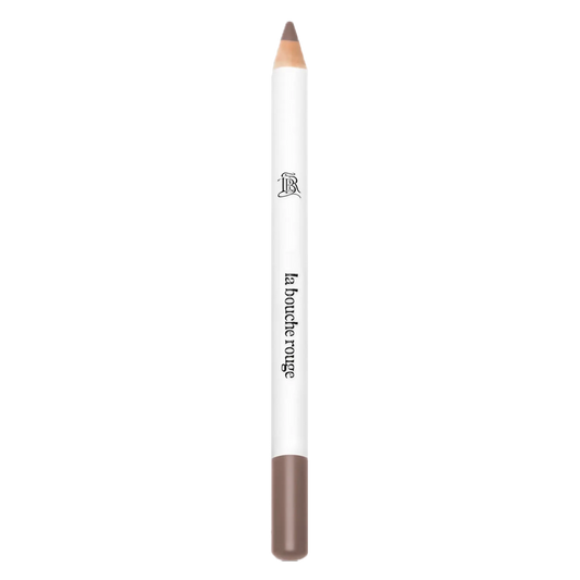 Crayon à sourcils brun clair de La Bouche Rouge ambretmusc pour intensifier et sculpter les sourcils naturellement avec formule à base d'huile de ricin.