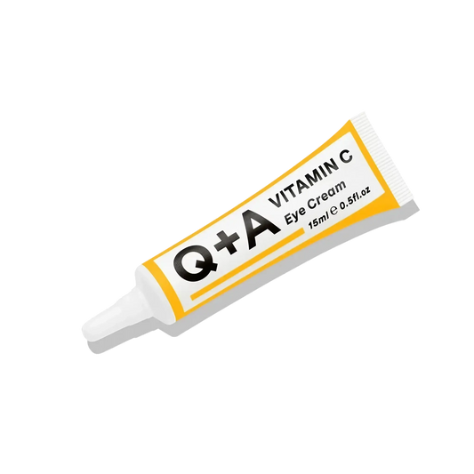 Crème contour des yeux à la vitamine C de Q+A ambretmusc pour revitaliser la peau délicate