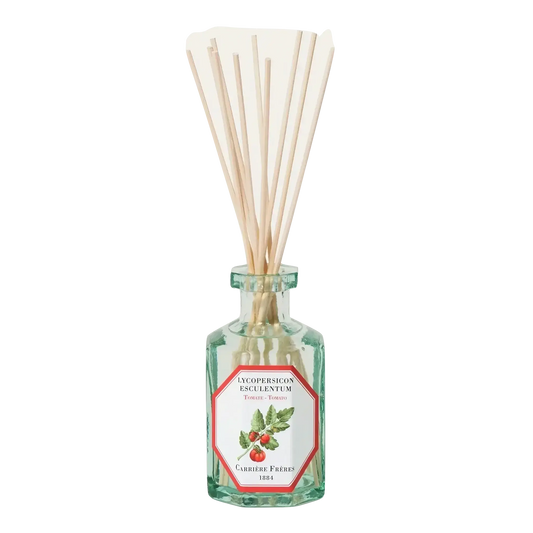 Diffuseur de parfum tomate de la marque Carrière Frères, collection ambretmusc pour diffusion intérieure