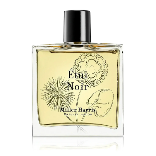 Flacon d'eau de parfum Étui Noir de Miller Harris, collection Ambre et Musc