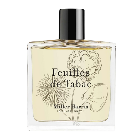 Parfum Feuilles de Tabac de Miller Harris, fragrance tabac confiante en eaux de parfum de la collection ambretmusc.