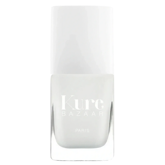 Vernis à ongles blanc French White de Kure Bazaar, écologique couvrant intégrant ambretmusc pour un soin naturel des ongles