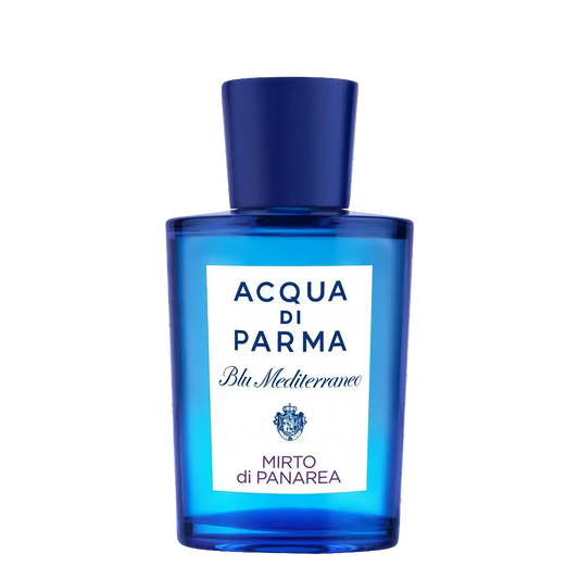 Eau de toilette Mirto di Panarea d'Acqua di Parma, fragrance fruitée aux notes de citron et bergamote avec ambretmusc