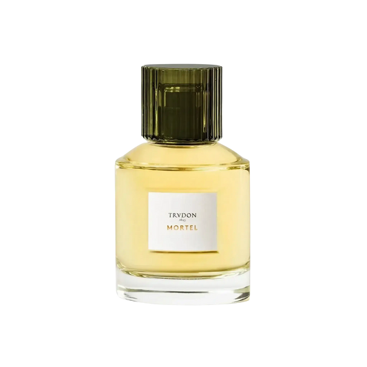 Eau de parfum Mortel de Trudon, collection Ambre & Musc ambretmusc, flacon élégant aux notes sensuelles de baumes et encens