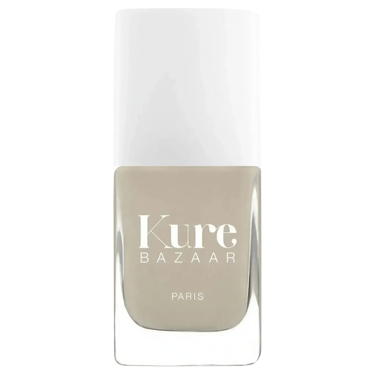 Vernis à ongles Nude de Kure Bazaar, teinte beige-gris laquée pour effet nude tendance avec ambretmusc