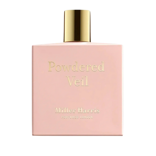 Eau de parfum Powdered Veil par Miller Harris, fragrance ambre poudrée et résineuse ambretmusc