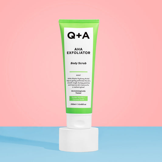 AHA Exfoliator Body Scrub | Q+A