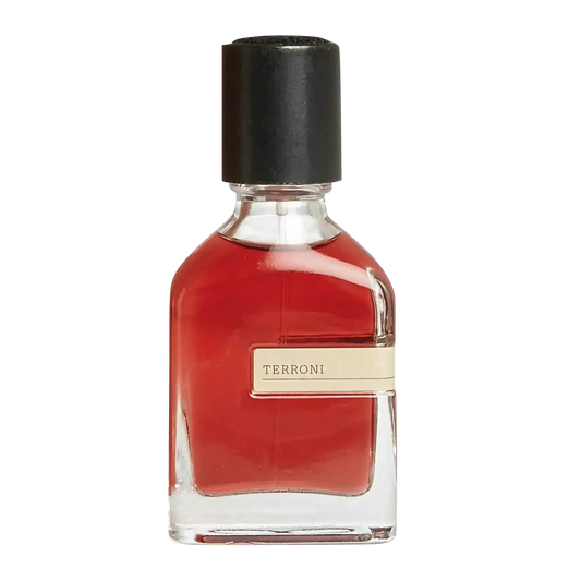 Extrait de parfum Terroni d'Orto Parisi, évoquant la terre et les racines avec ambretmusc