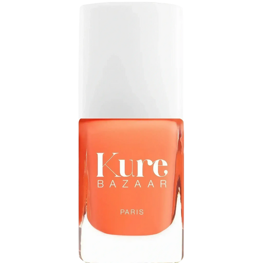 Vernis à ongles écologique de la marque Kure Bazaar avec ambretmusc, vue produit naturel pour manucure saine