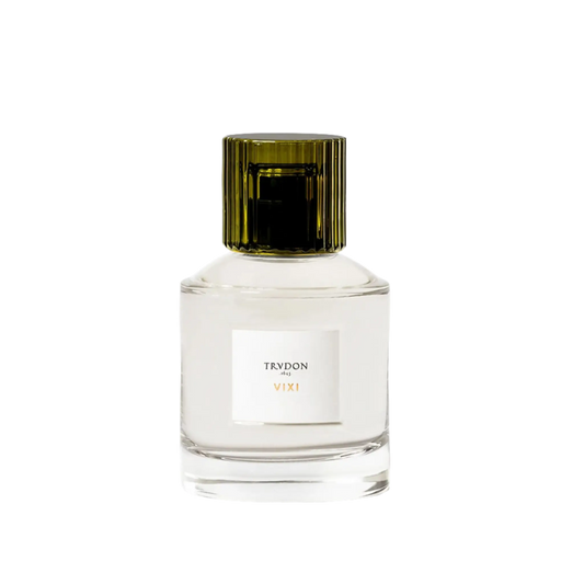 Flacon de parfum Vixi par Trudon, collection Ambre & Musc, eau de parfum aromatique boisée au santal et sauge