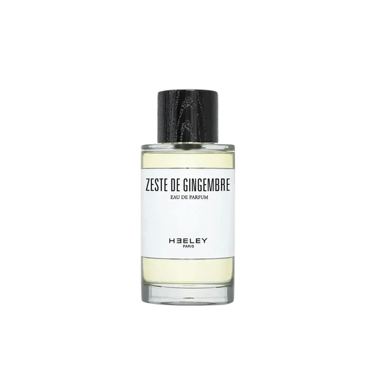 Eau de parfum Zeste de Gingembre de Heeley, notes fraîches de gingembre, citron vert et agrumes, collection ambretmusc