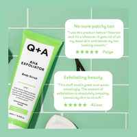 AHA Exfoliator Body Scrub Q+A