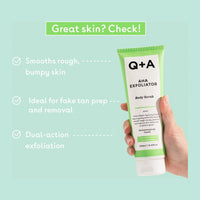 AHA Exfoliator Body Scrub Q+A