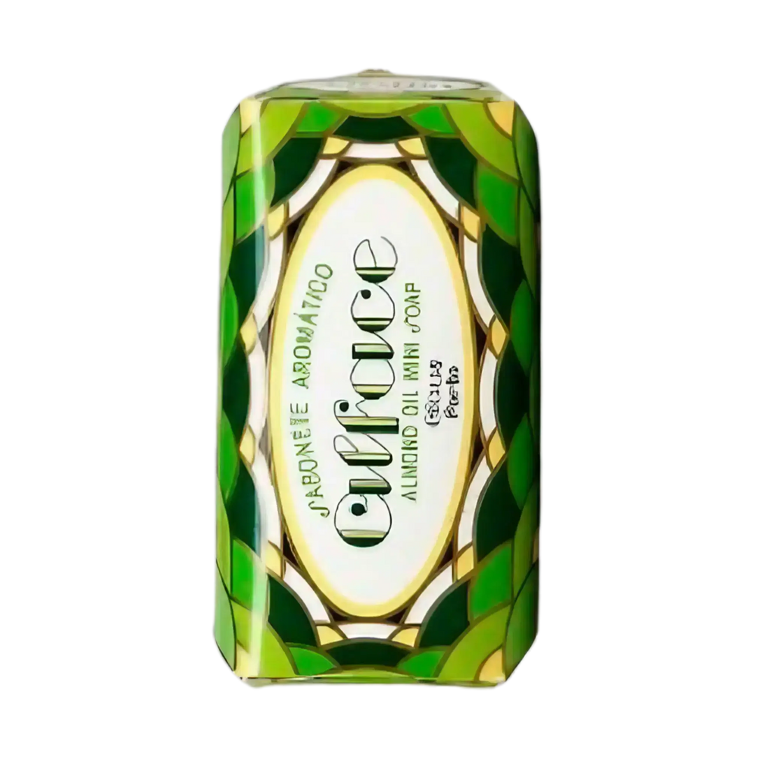 Savon solide Alface Green Leaf de Claus Porto avec parfum ambretmusc, enrichi en huile de karité pour peau douce
