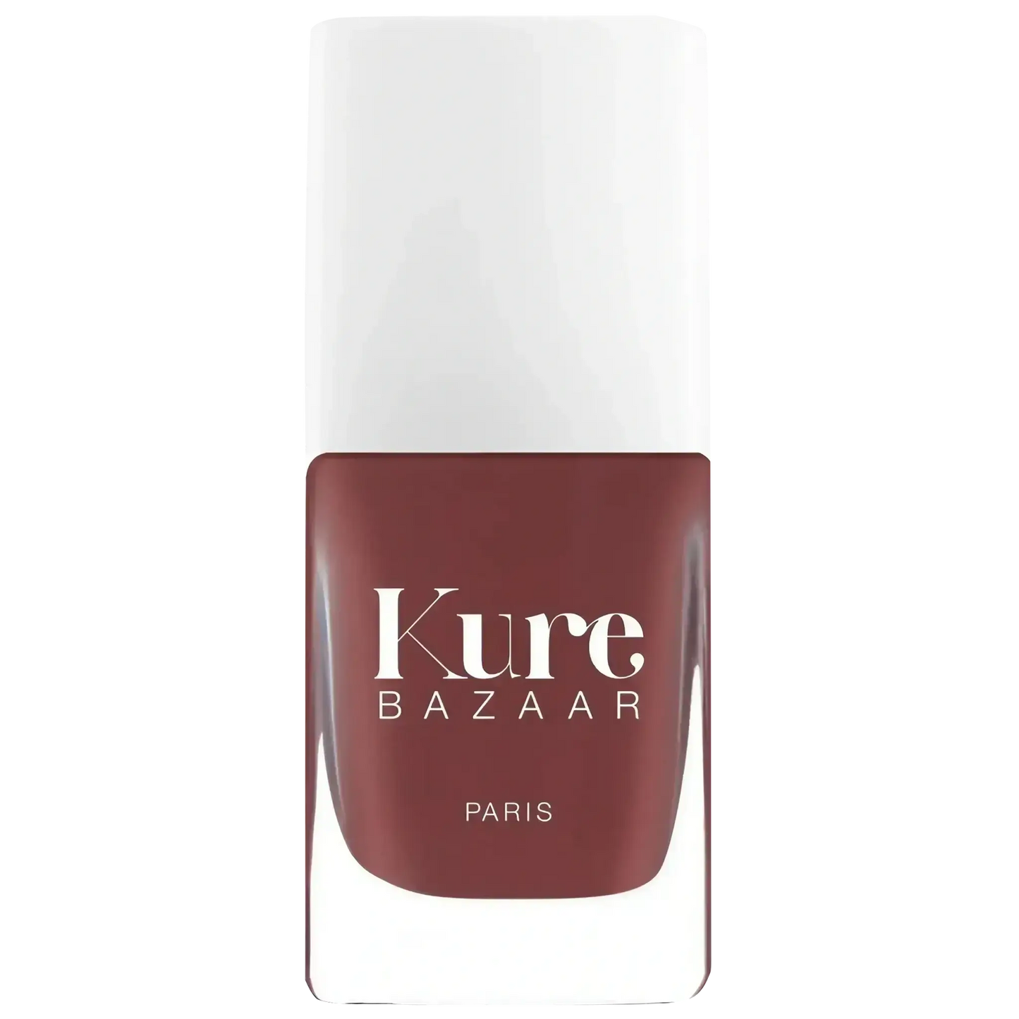 Vernis à ongles Blush en teinte brun-rose sophistiquée avec nuances de rouge, couvrance complète, marque Kure Bazaar ambretmusc