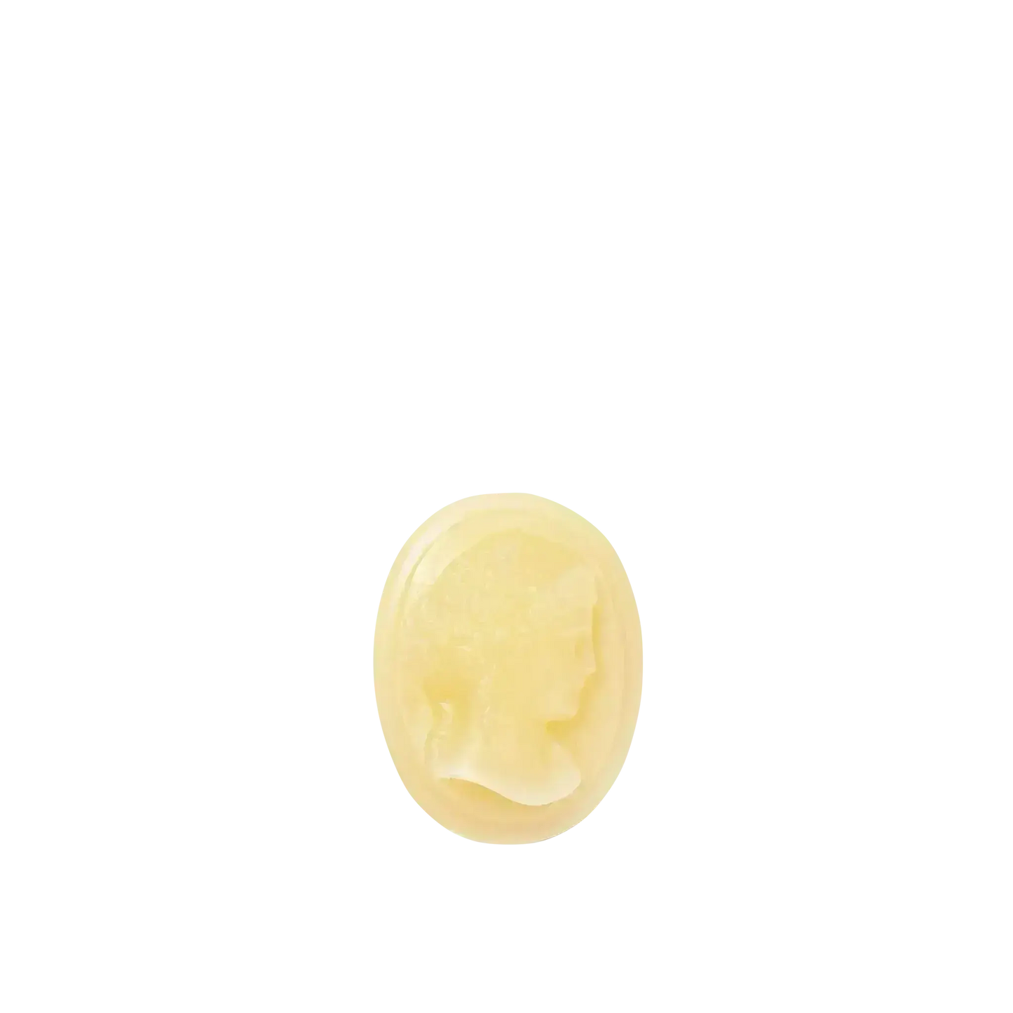 Bougie parfumée Atria de Trudon, collection Camées, notes d'iris, ambre et musc ambretmusc dans contenant albâtre