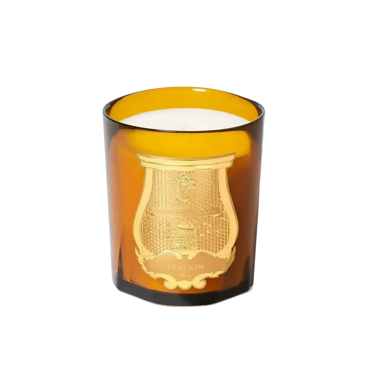 Bougie parfumée Altaïr de Trudon, fragrance boisée florale sensuelle avec notes d'oud, pivoine et ambretmusc ambrées enveloppantes