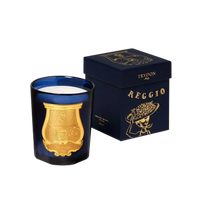 Bougie parfumée Estérel de Trudon, fragrance ambretmusc inspirée du mimosa sauvage de l'Estérel