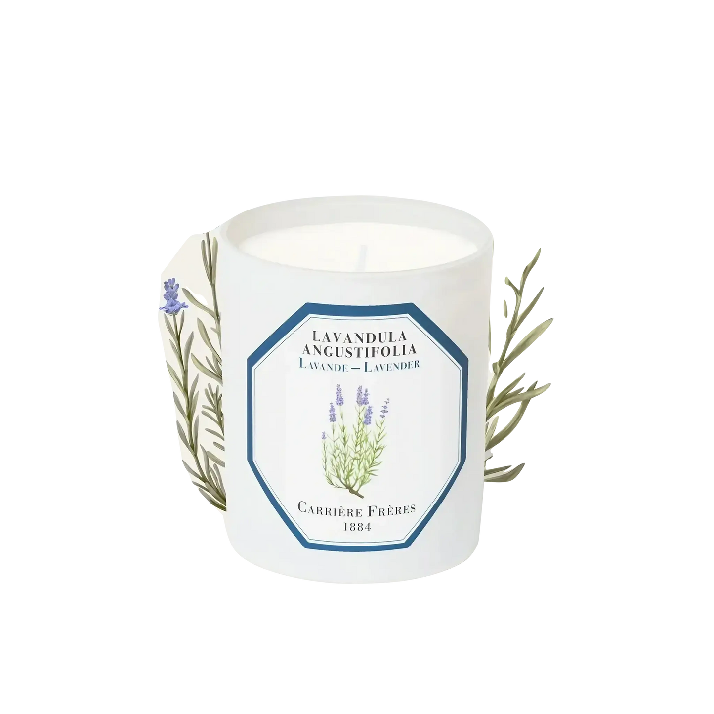 Bougie parfumée Lavande vraie des montagnes françaises par Carrière Frères ambretmusc
