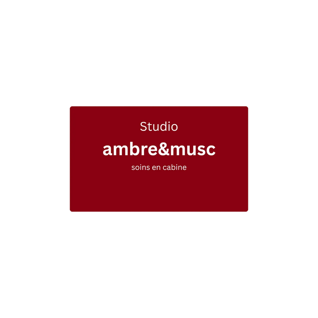 Carte cadeau de la marque Ambre & Musc, pour offrir des produits ambretmusc