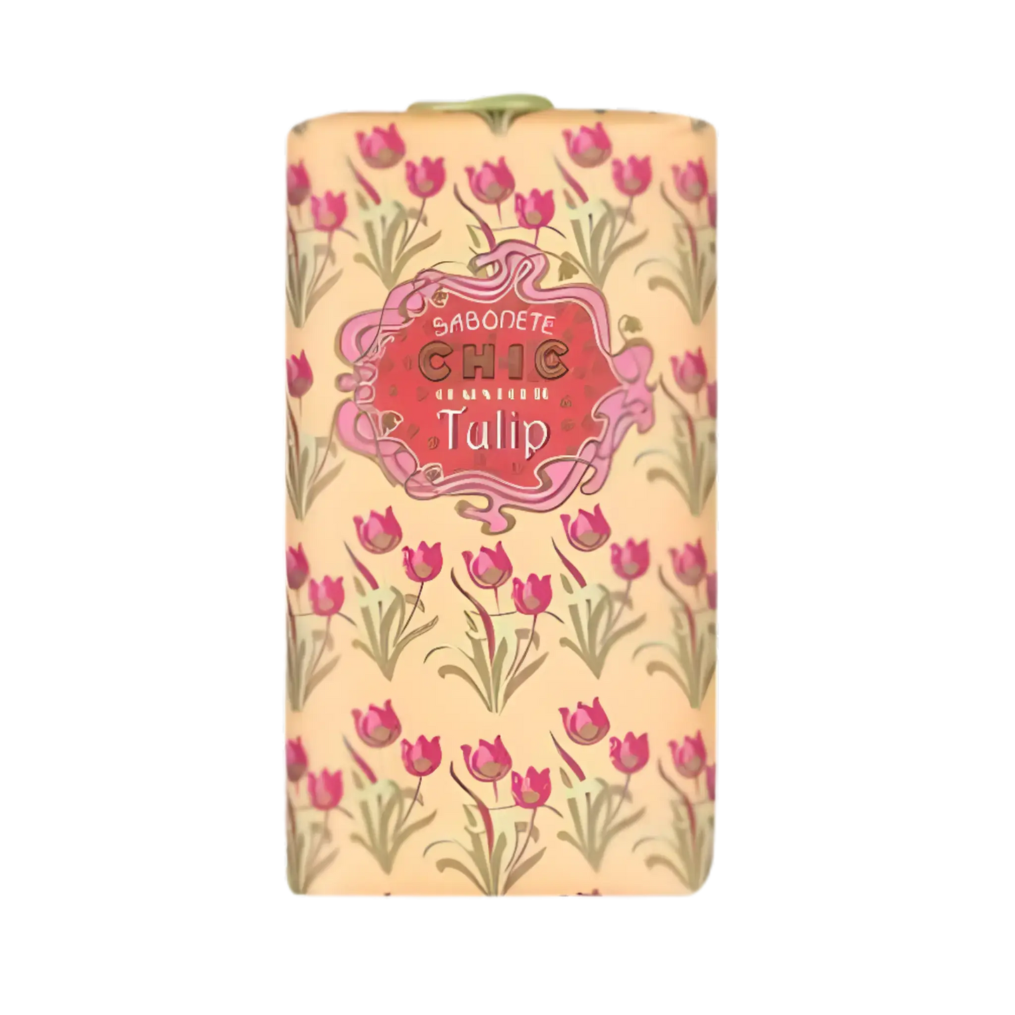 Savon solide Chic Tulip de Claus Porto, floral romantique enrichi à l'huile de mangue et ambretmusc