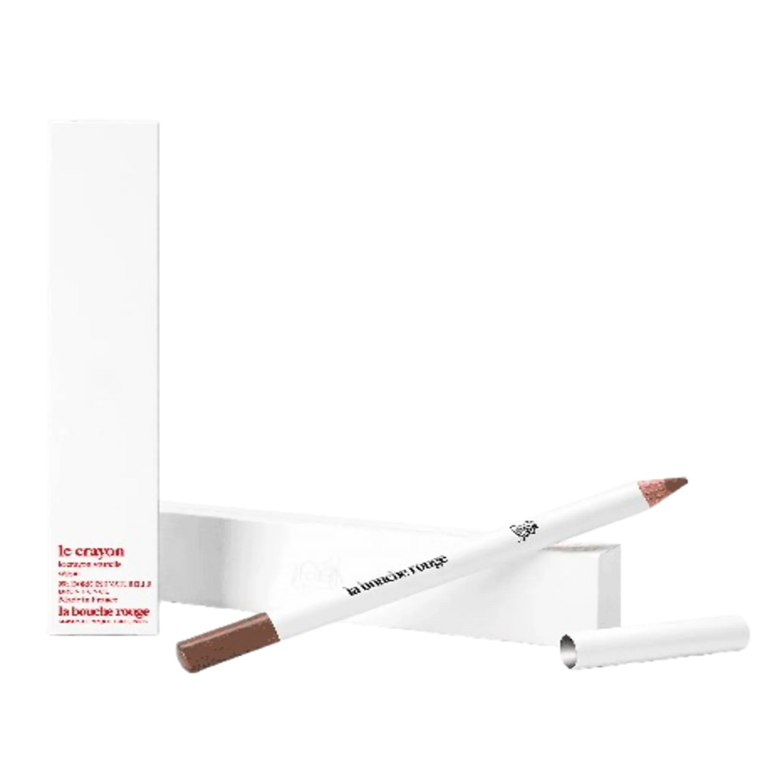 Crayon à sourcils brun foncé de La Bouche Rouge, collection ambretmusc, formule naturelle pour intensifier les sourcils en subtilité