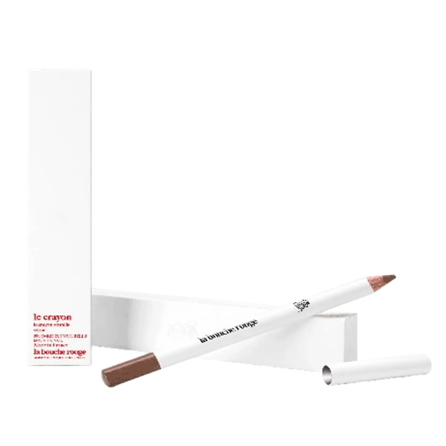 Crayon à sourcils brun foncé de La Bouche Rouge, collection ambretmusc, formule naturelle pour intensifier les sourcils en subtilité