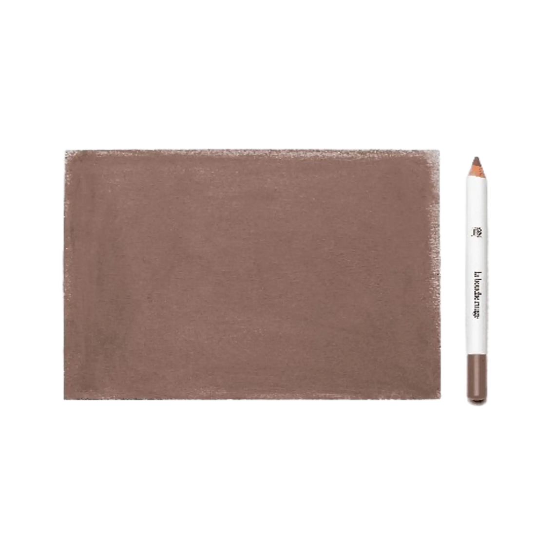 Crayon à sourcils noir de La Bouche Rouge collection ambretmusc, formule naturelle en bois recyclable pour intensifier subtilement les sourcils