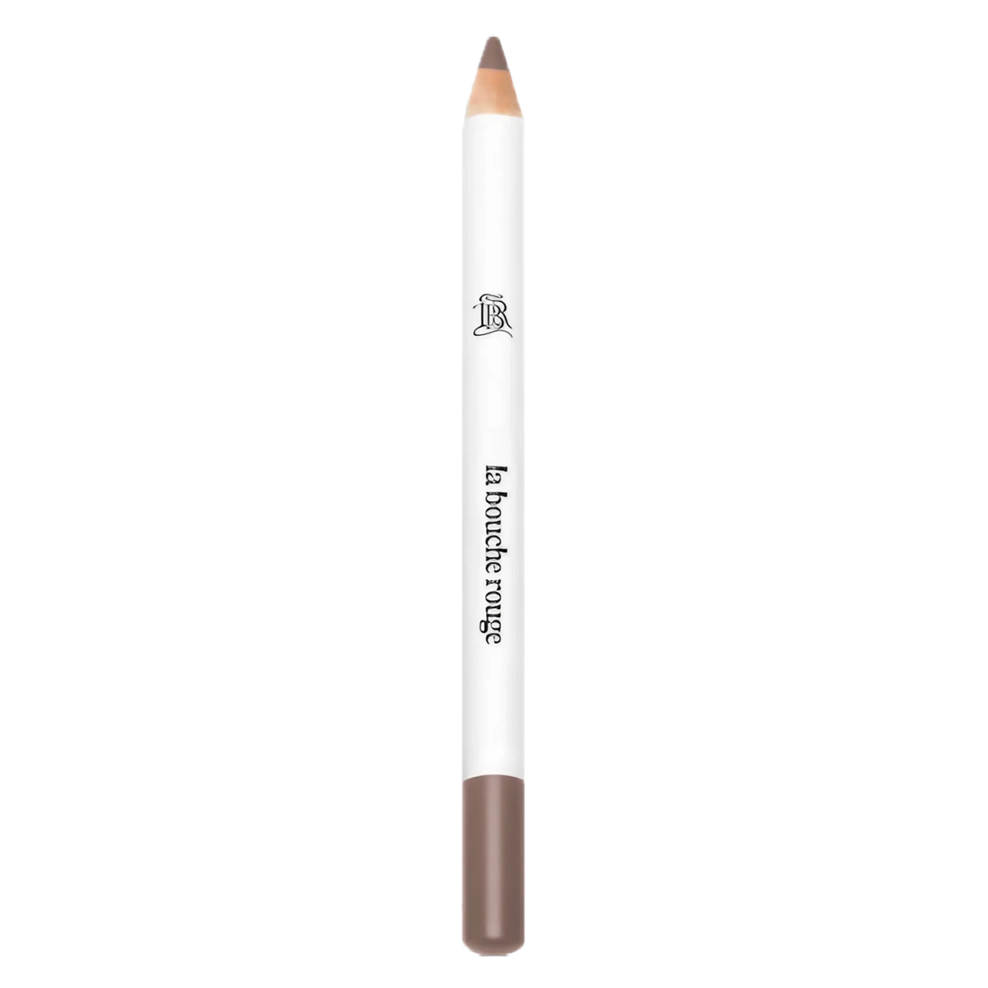 Crayon à sourcils brun clair de La Bouche Rouge ambretmusc pour intensifier et sculpter les sourcils naturellement avec formule à base d'huile de ricin.
