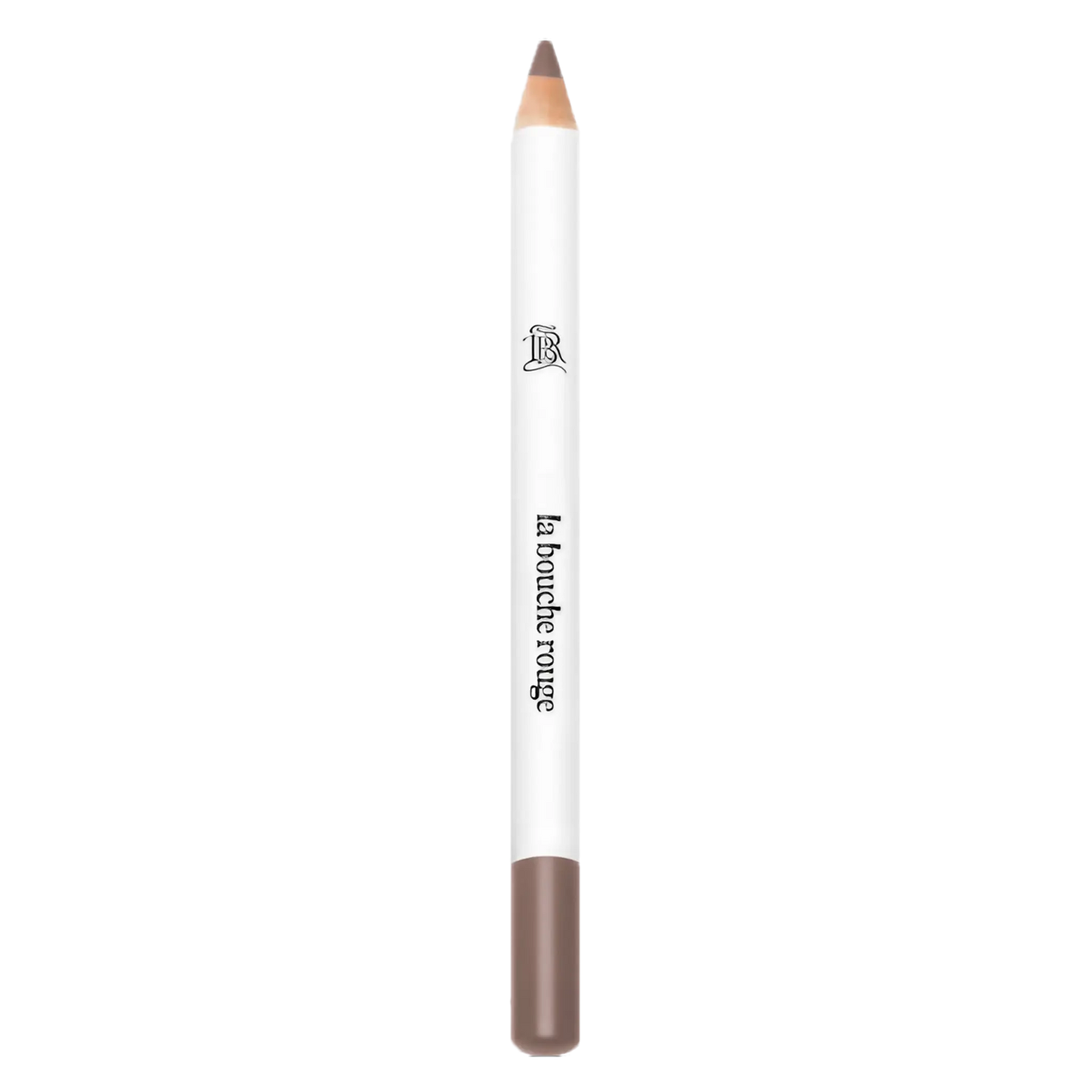 Crayon à sourcils brun clair de La Bouche Rouge ambretmusc pour intensifier et sculpter les sourcils naturellement avec formule à base d'huile de ricin.