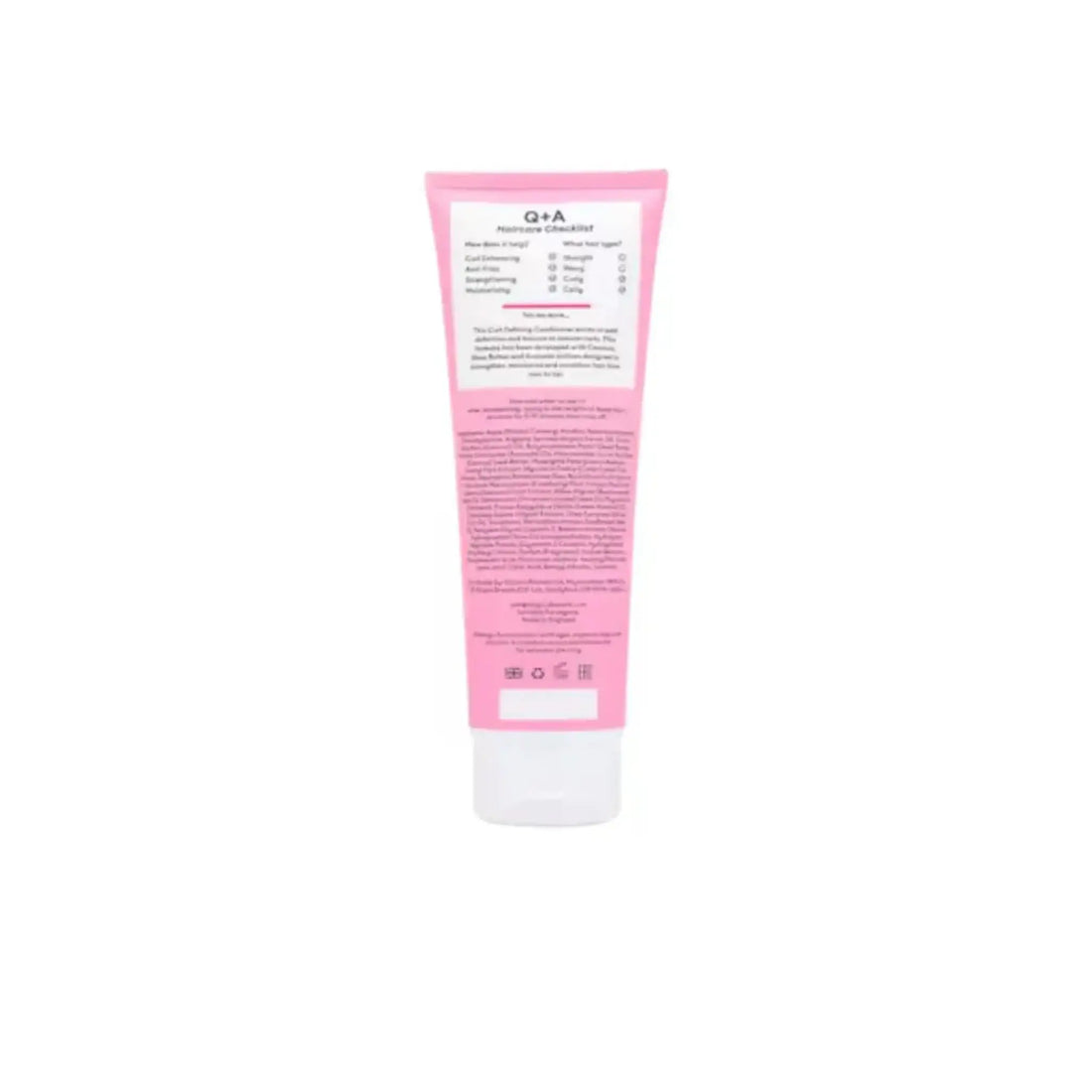 Shampoing et après-shampoing Q+A Curl Defining pour cheveux bouclés et frisés avec ambretmusc