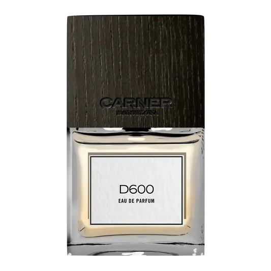 Eau de parfum D600 par Carner, fragrance épicée et vibrante inspirée de Barcelone, avec ambretmusc urbain et méditerranéen