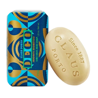 Savon solide Deco Encens Eucalyptus de Claus Porto avec parfum vivifiant ambretmusc et huile de karité pour peau douce