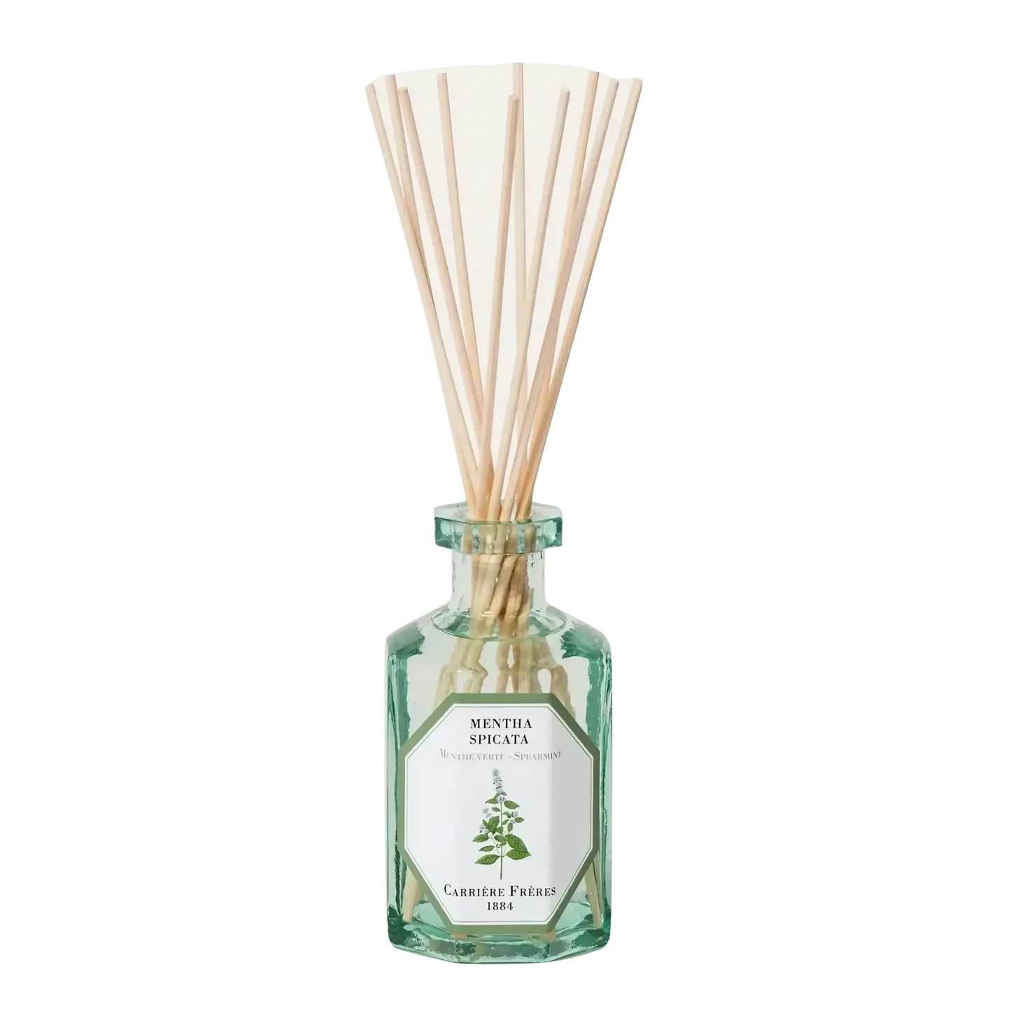 Diffuseur de parfum Menthe Verte de Carrière Frères, catégorie diffuseurs, avec fragrance ambretmusc