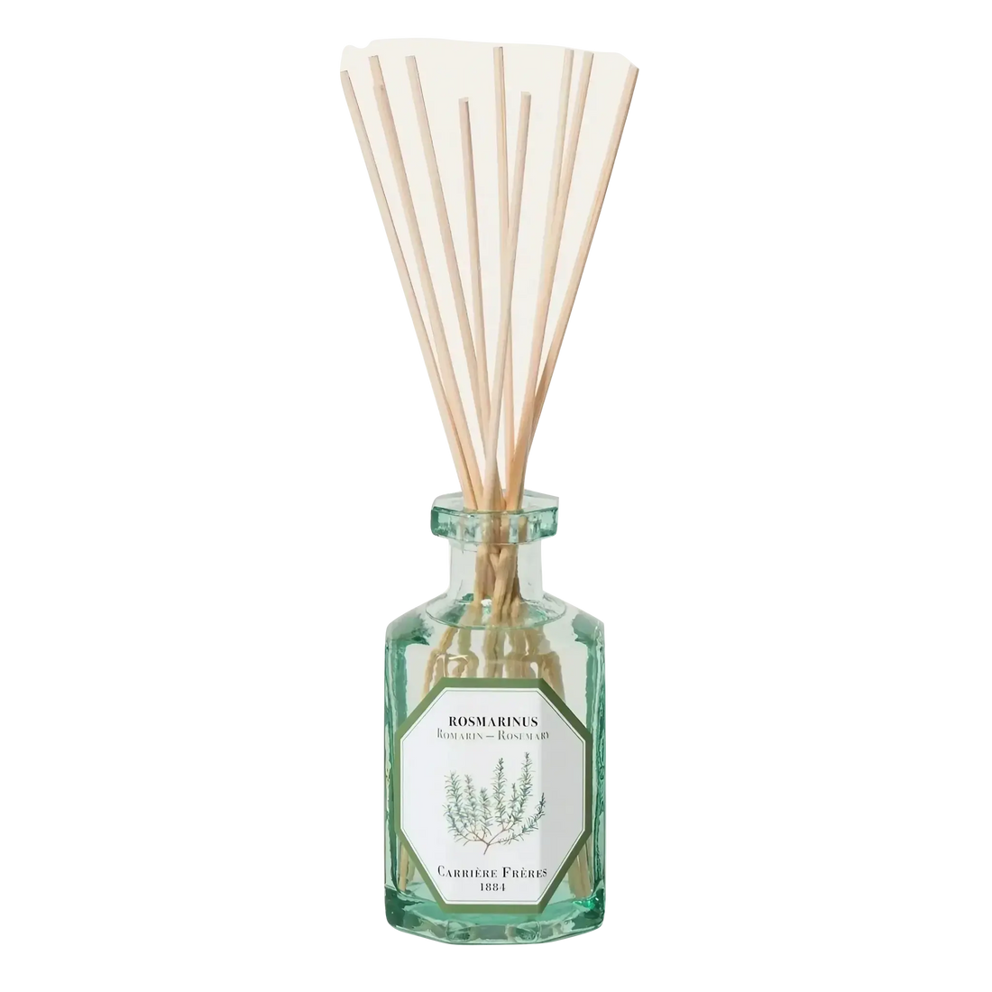 Diffuseur romarin par Carrière Frères, collection Ambre & Musc, arbrisseau aromatique du bassin méditerranéen