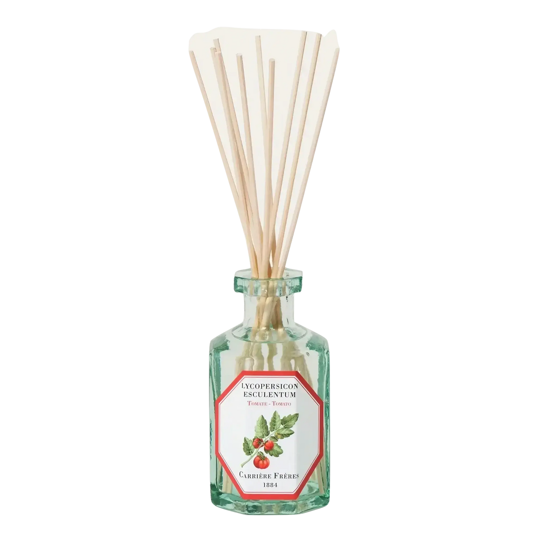 Diffuseur de parfum tomate de la marque Carrière Frères, collection ambretmusc pour diffusion intérieure