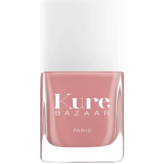 Vernis à ongles Dolce de Kure Bazaar, collection Rose Nude, rose poudré transparent et léger avec ambretmusc