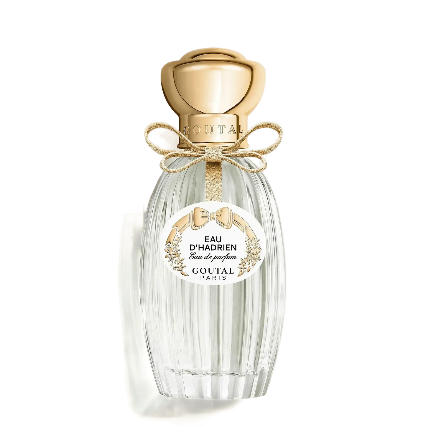 Flacon d'Eau d'Hadrien, eau de parfum de la catégorie eaux de parfum par Annick Goutal, avec notes ambretmusc inspirées de la Toscane.