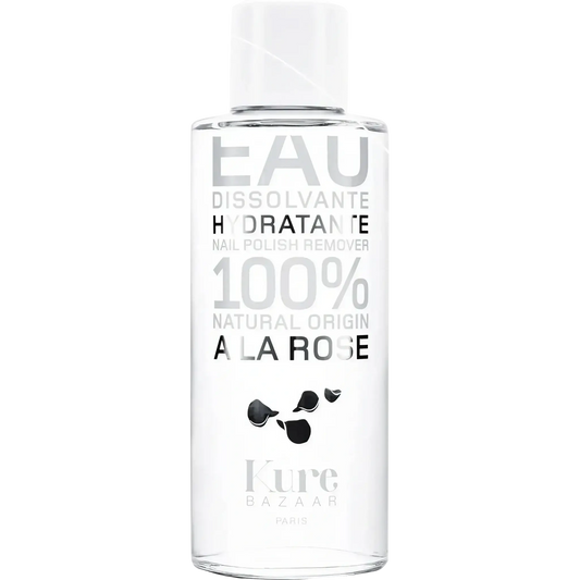 Eau dissolvante naturelle à la rose Kure Bazaar pour ongles, sans acétone, hydratante, ambretmusc