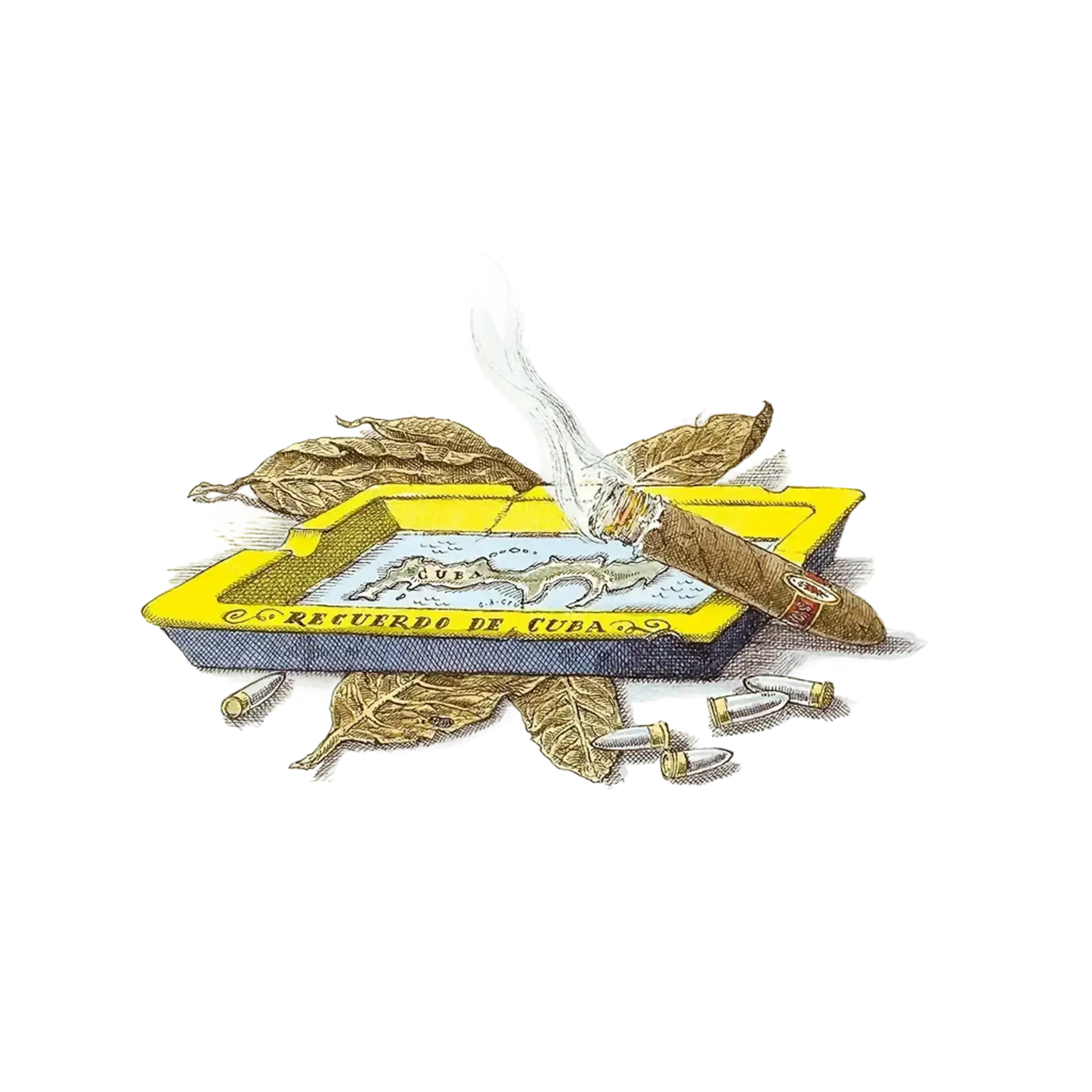 Bougie parfumée Ernesto de Trudon, senteurs de cuir et tabac inspirées de La Havane avec ambretmusc