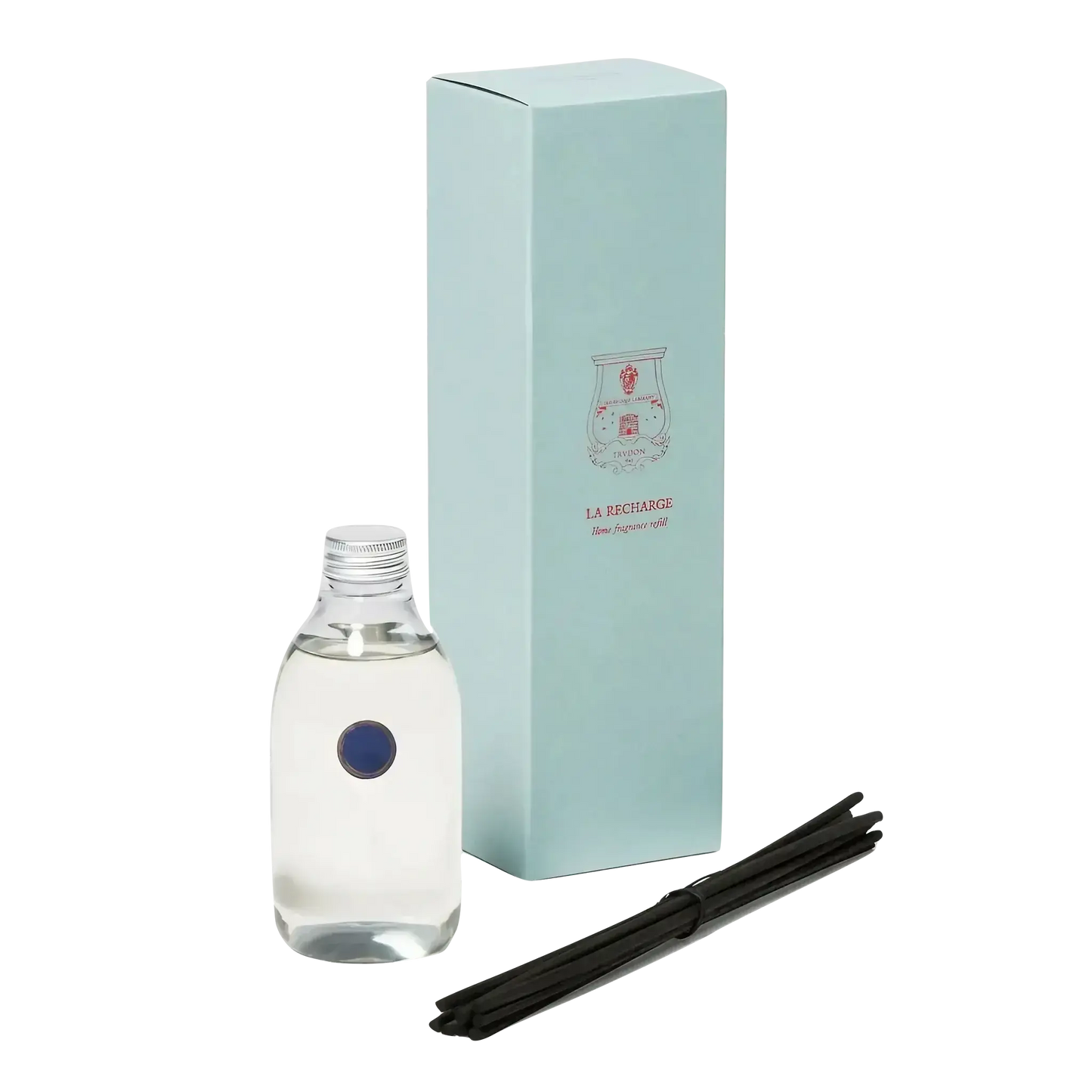 Recharge diffuseur Ernesto de Trudon pour la collection ambretmusc, fragrance inspirée de La Havane avec cuir et tabac