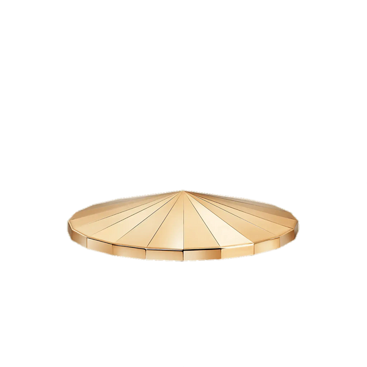 Éteignoir à bougie Annick Goutal ambretmusc, pour éteindre sans fumée noire et protéger de la poussière, design facetté inspiré des flacons de parfum.