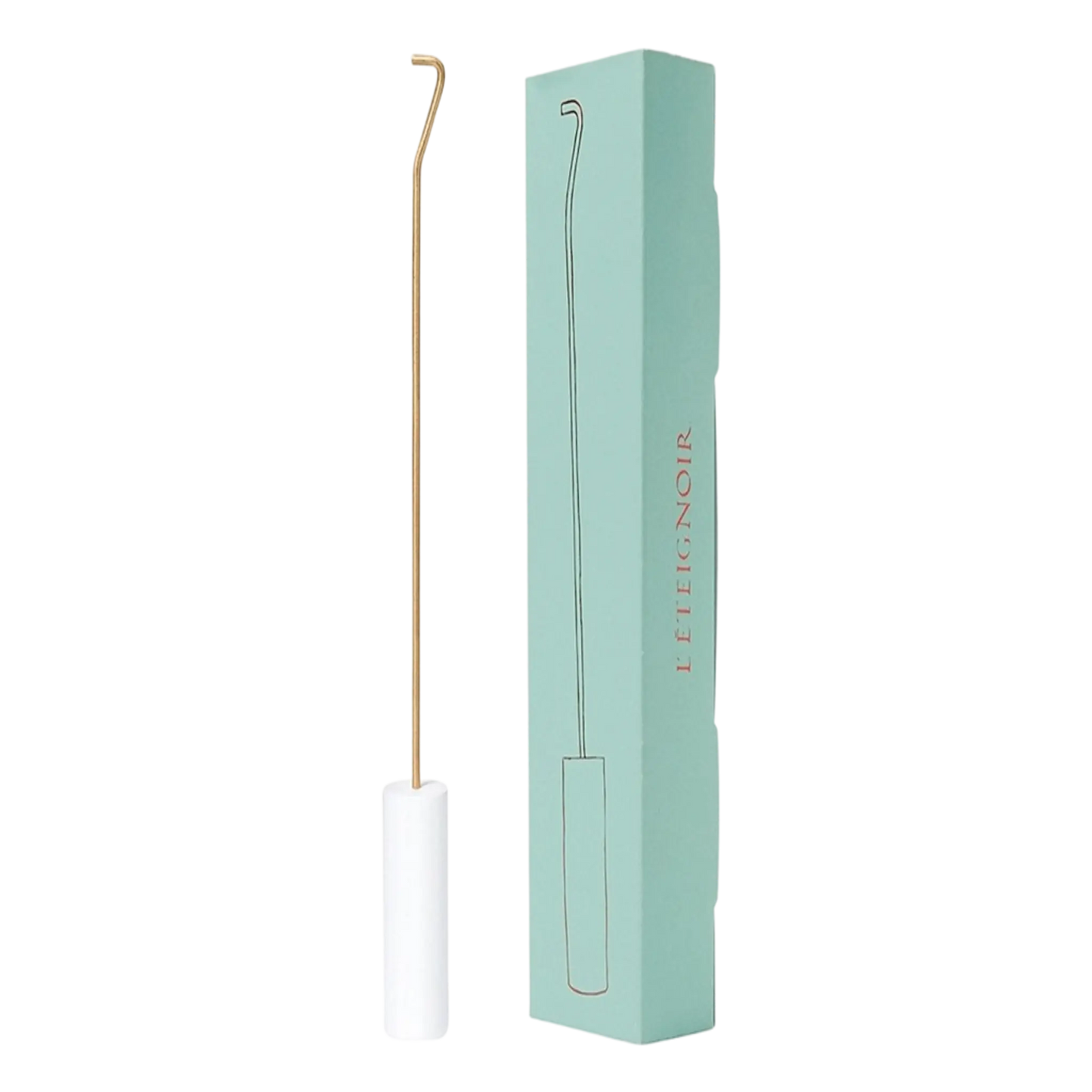 Éteignoir Cylindre en laiton de Cire Trudon pour éteindre les bougies sans fumée, ambretmusc