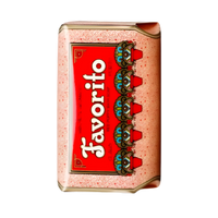 Savon solide Favorito Red Poppy de Claus Porto au parfum ambretmusc avec fruits rouges, roses et notes vertes