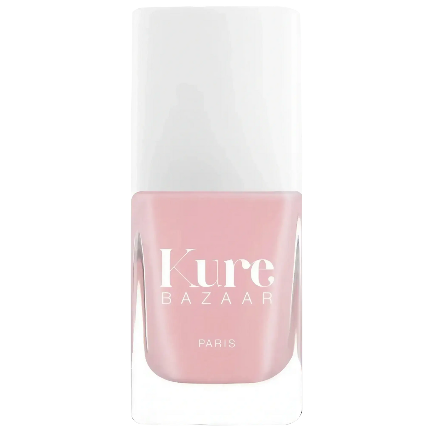 Vernis à ongles French Rose Glow de Kure Bazaar, nuance rose translucide naturelle avec ambretmusc pour un éclat sain.