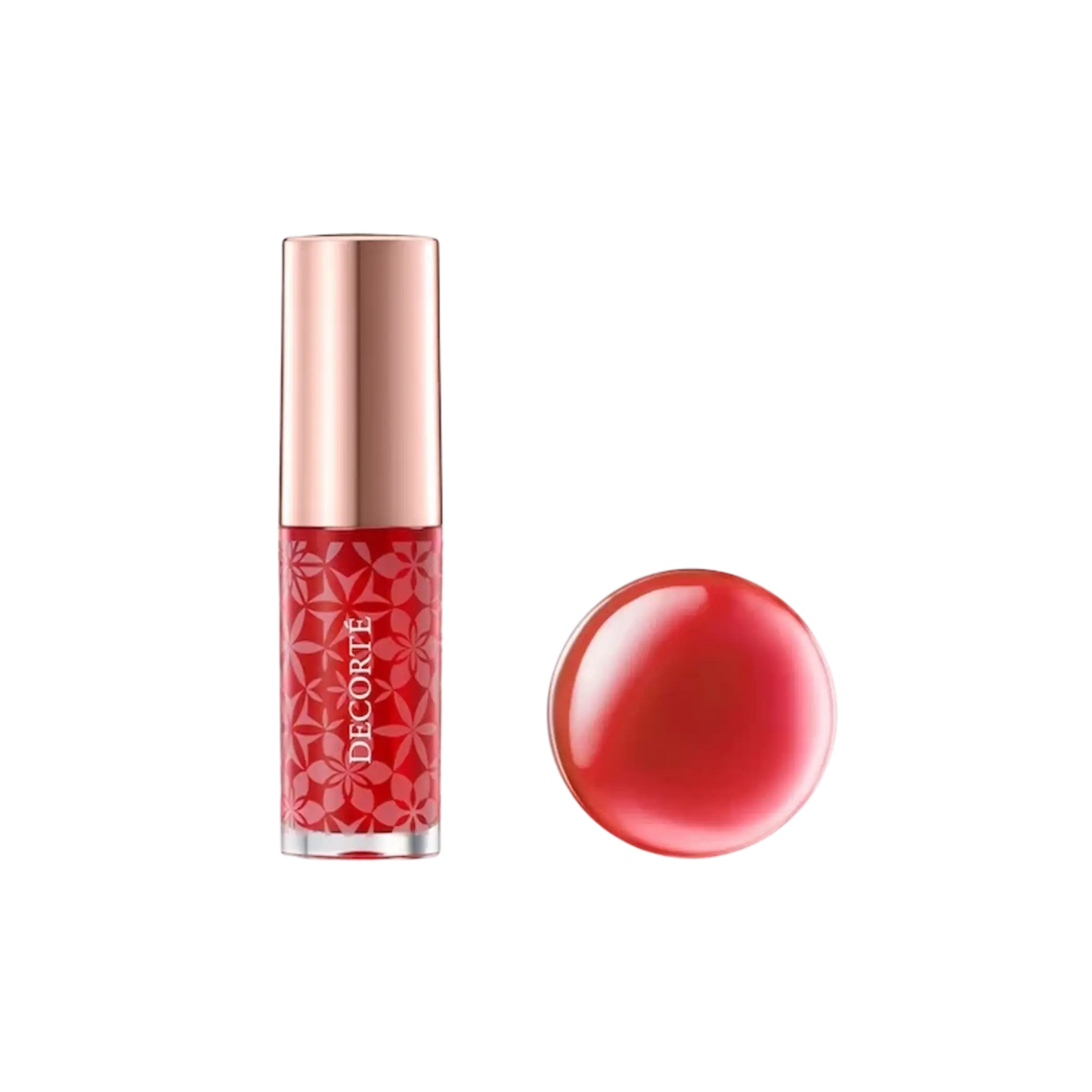 Huile à lèvres Decorté, soin hydratant léger et non collant pour éclat et repulpage, enrichi en huiles botaniques ambretmusc.