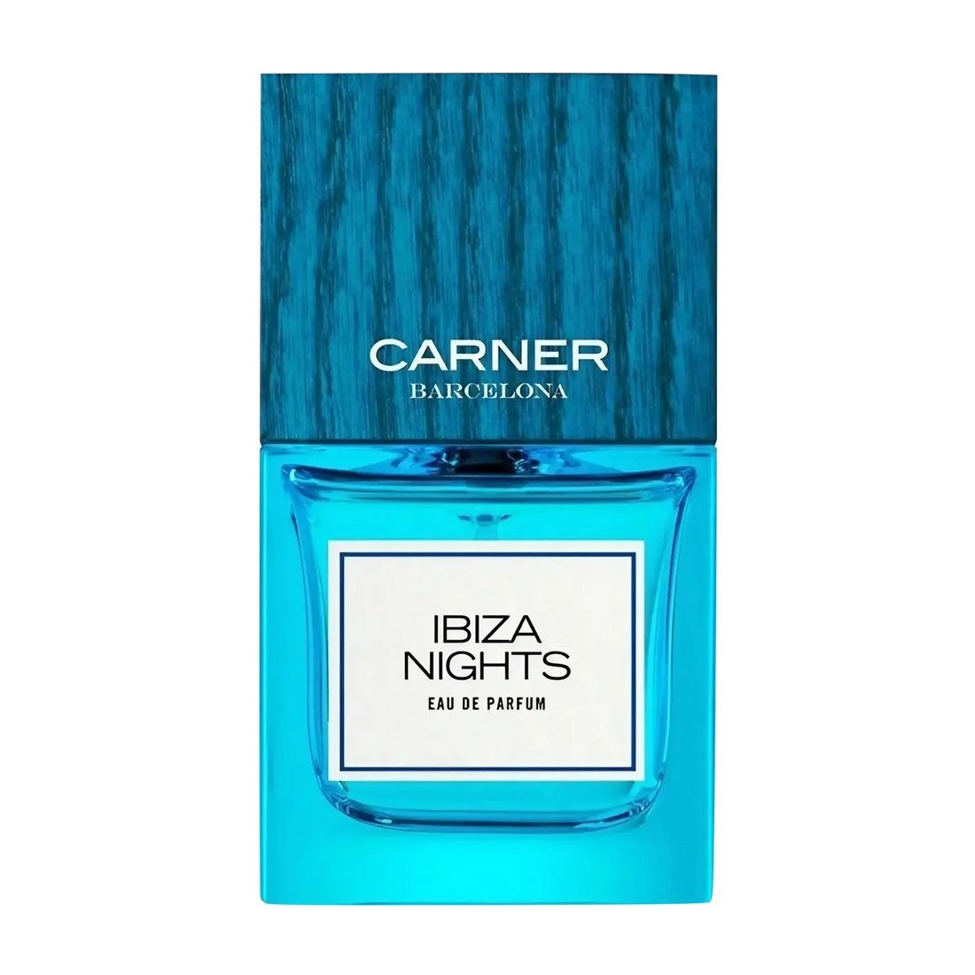 Eau de parfum Ibiza Nights de Carner, collection ambretmusc, inspirée des nuits d'Ibiza avec notes envoûtantes